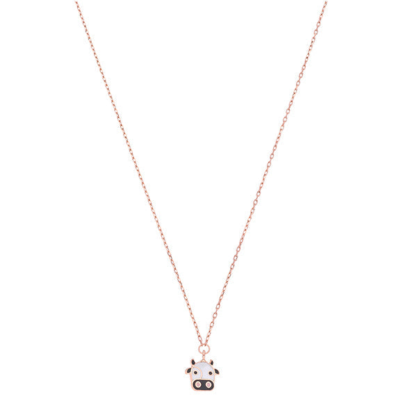 18KT Gold Cow Chain for Kids