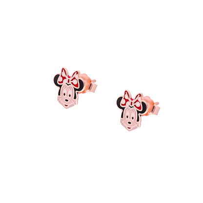 Gold Minnie Mouse Earrings for Kids