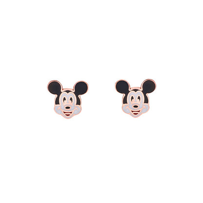 18KT Gold Mickey Mouse Earrings for Kids