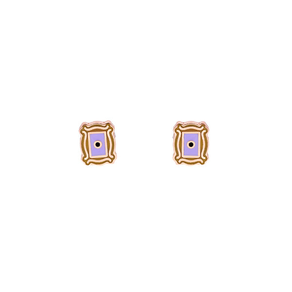 18KT Gold Friends Door Earrings