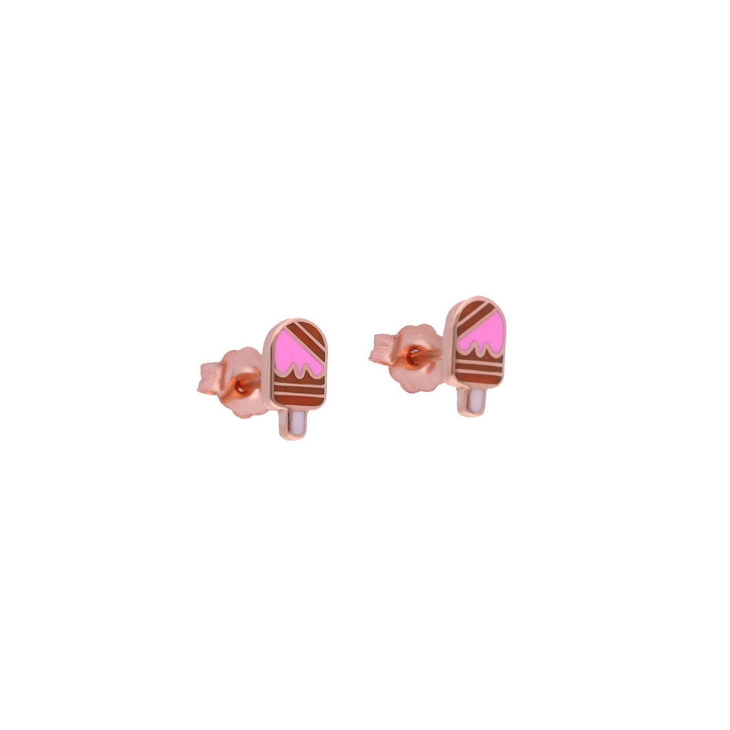 Gold Icecream Earrings for Kids