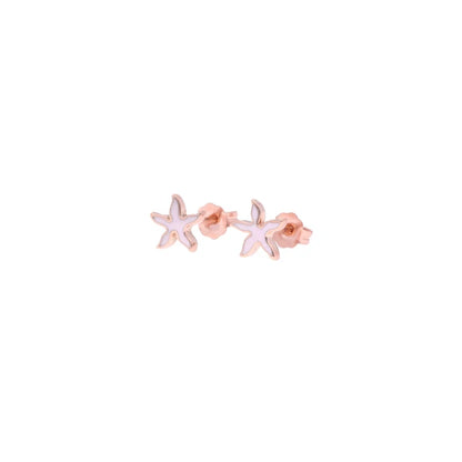 Gold Starfish Earrings for Kids