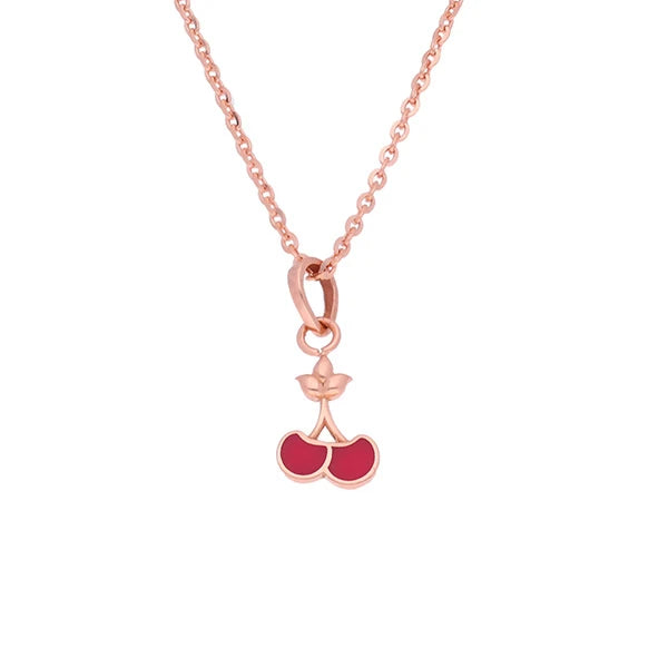 Cherry Pendant for Kids in 18kt gold