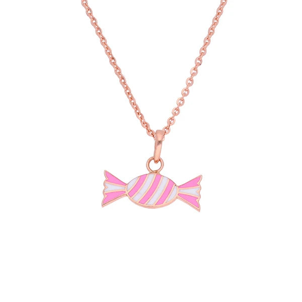 Toffee Pink Pendant for Kids in 18kt gold