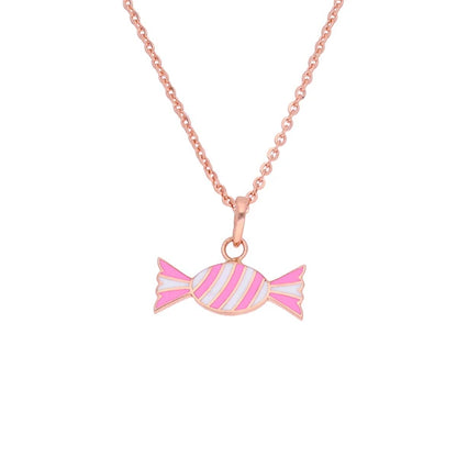 Toffee Pink Pendant for Kids in 18kt gold