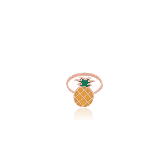 18KT Gold Pineapple Ring for Kids