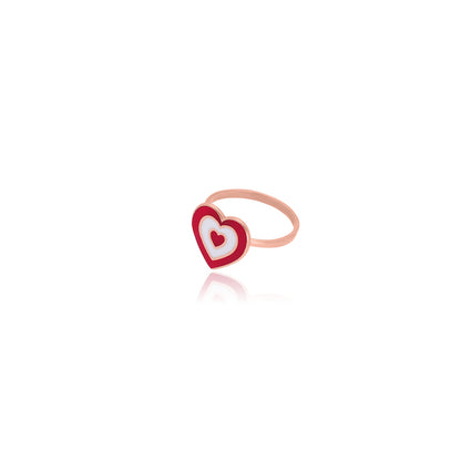 Gold Heart Ring for Kids