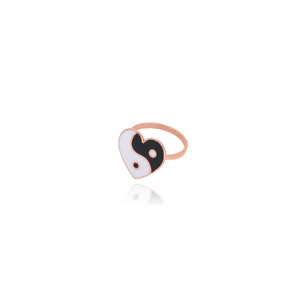 Gold Yin Yang Ring for Kids