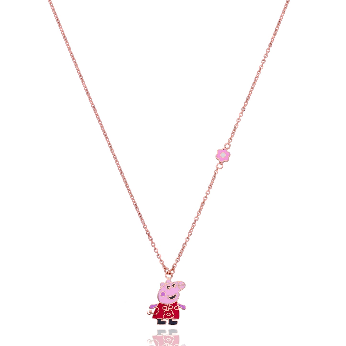 18KT Gold Peppa Pig Chain for Kids