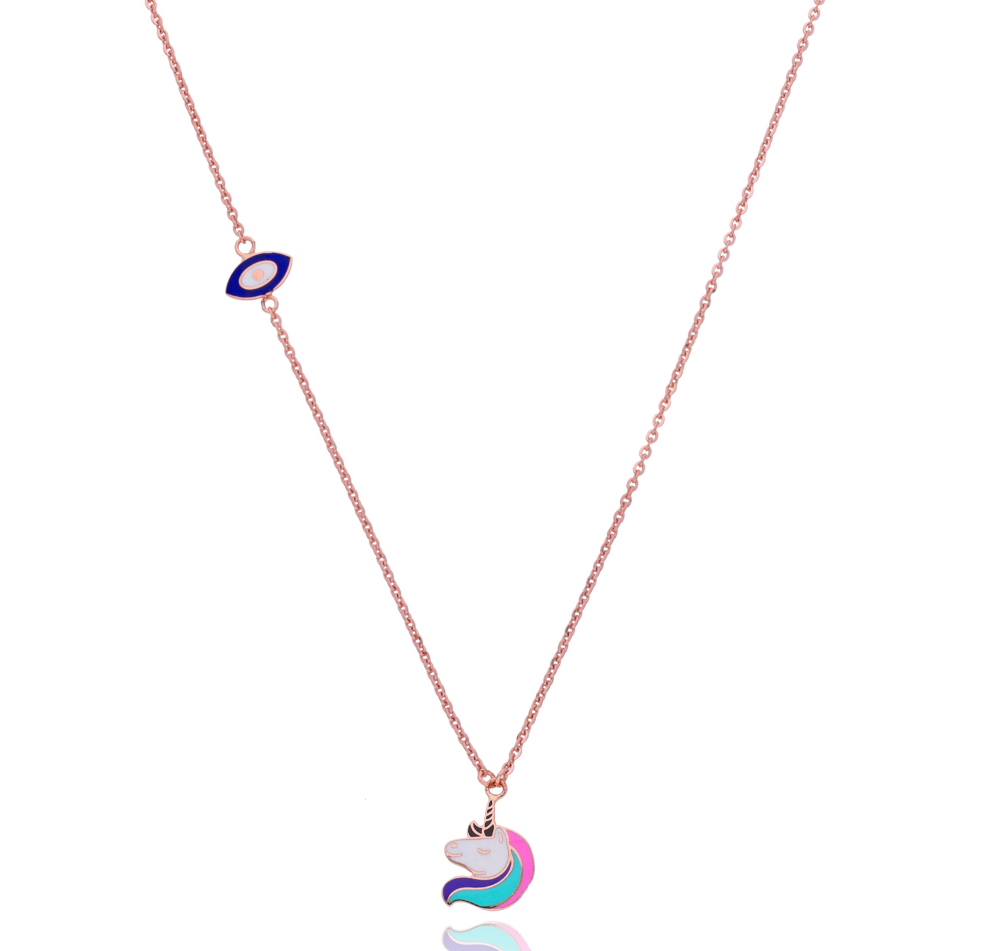 18KT Gold Peppa Pig Chain for Kids