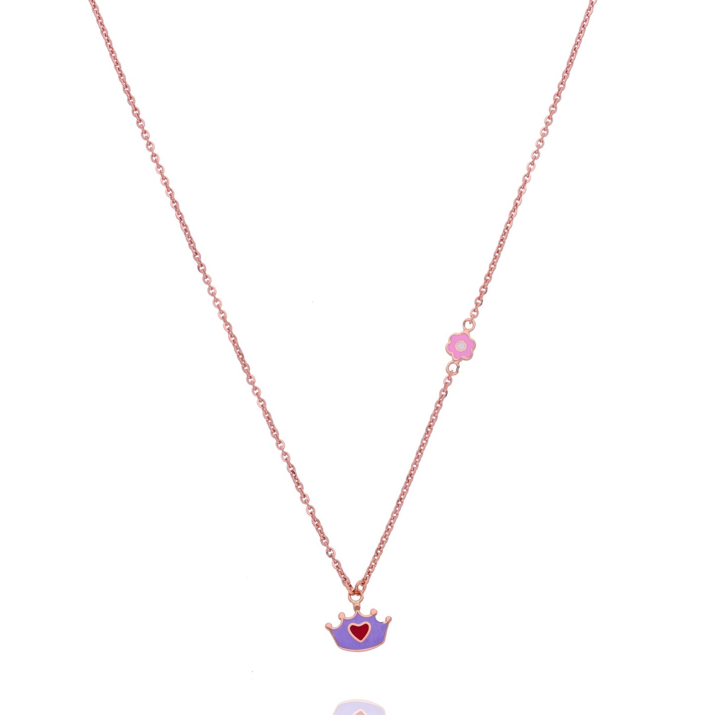 18KT Gold Crown Chain for Kids