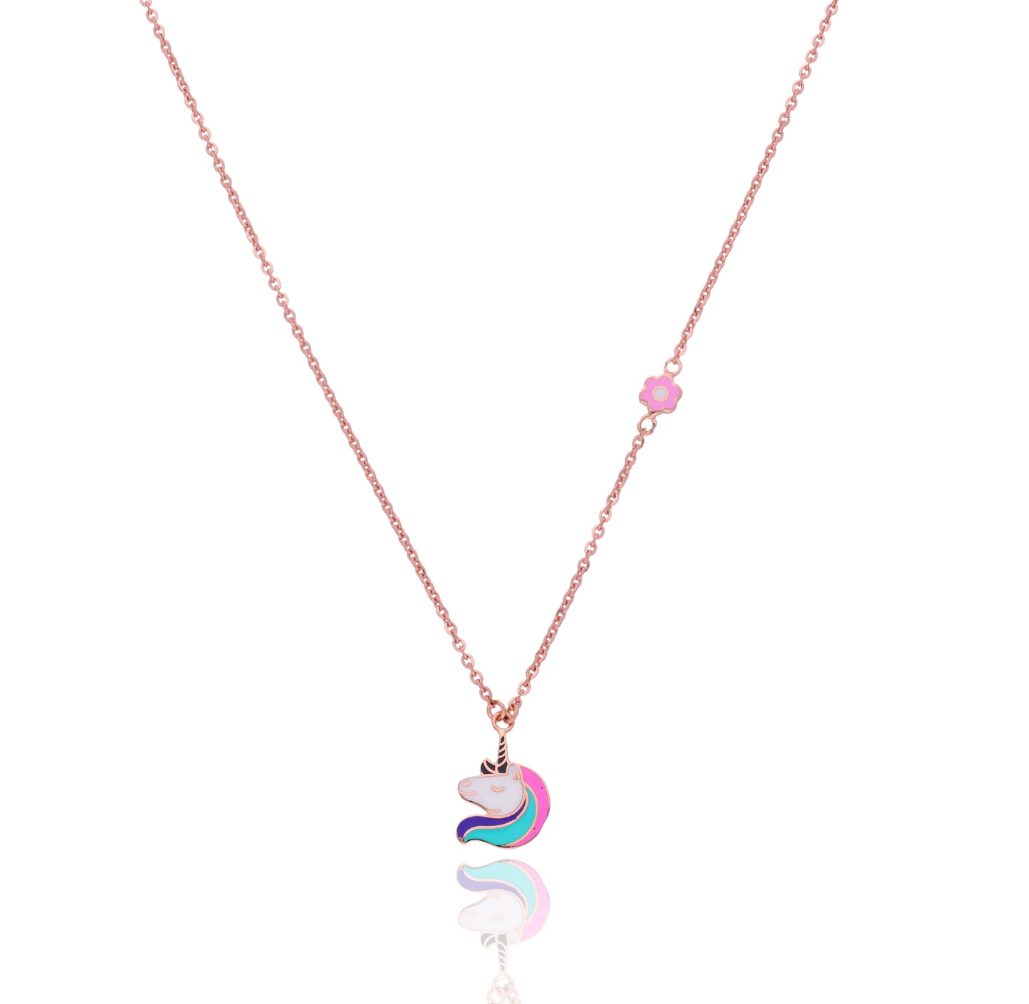 18KT Gold Unicorn Chain for Kids