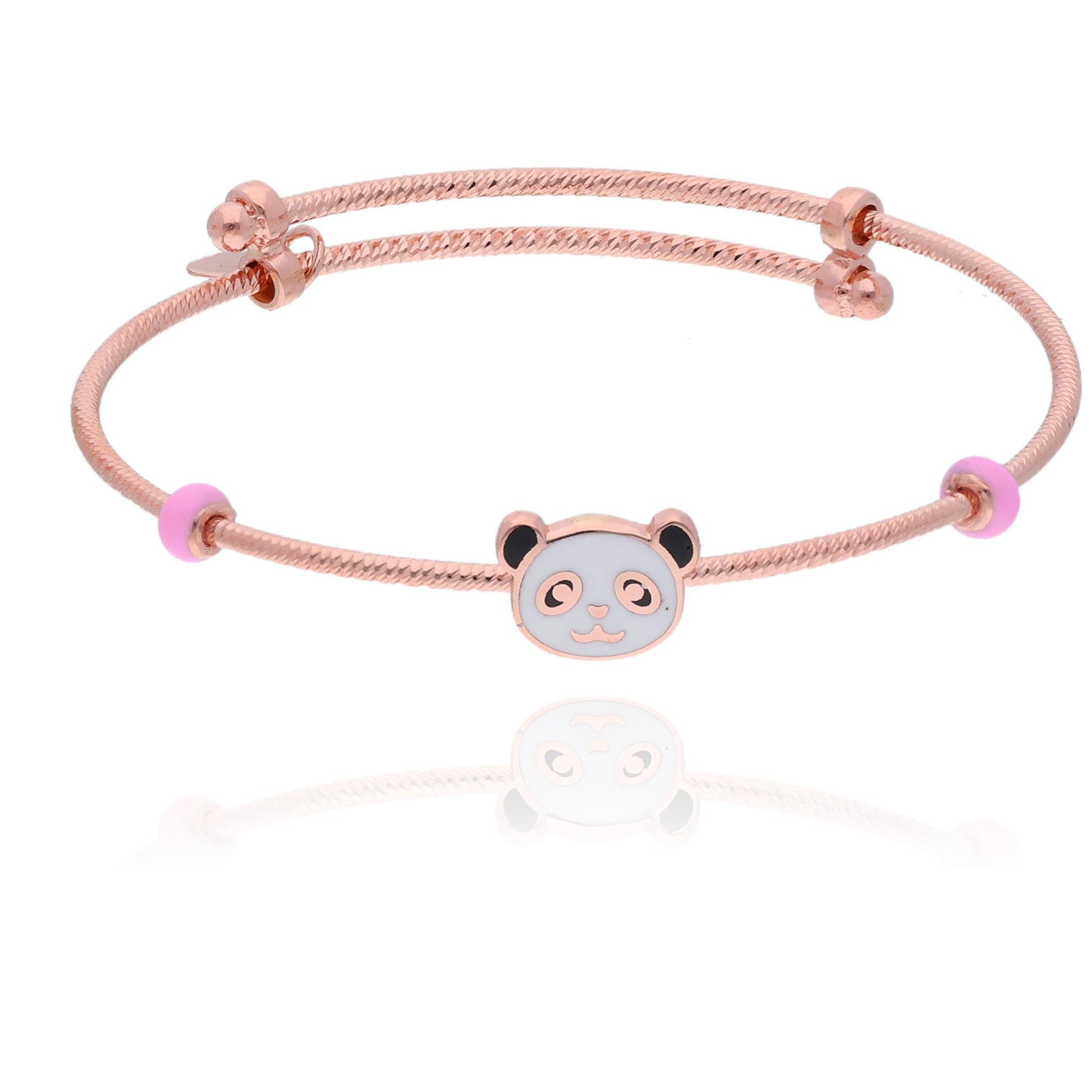 18KT Gold Panda Kada for Kids