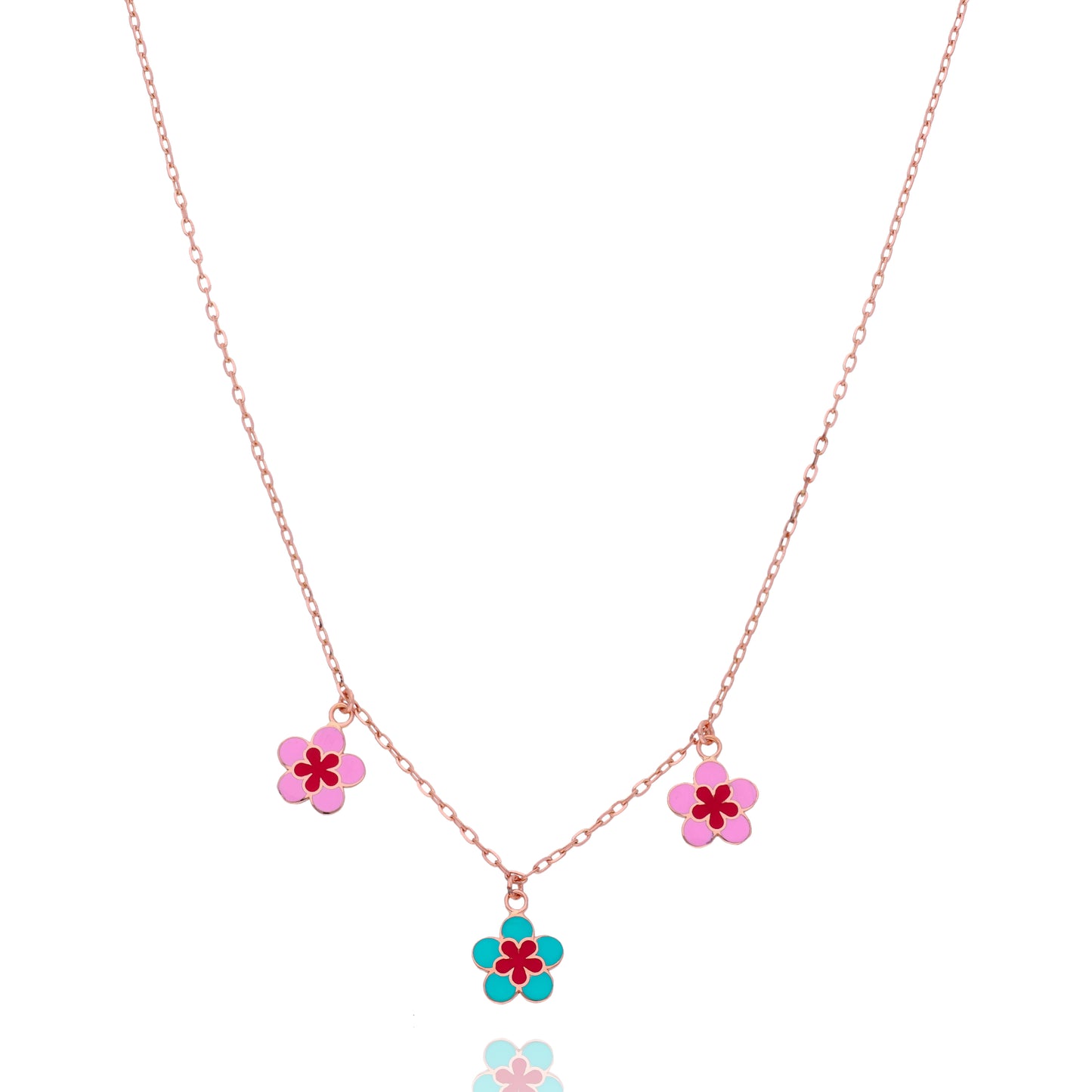 Gold Flowers Chain for Kids