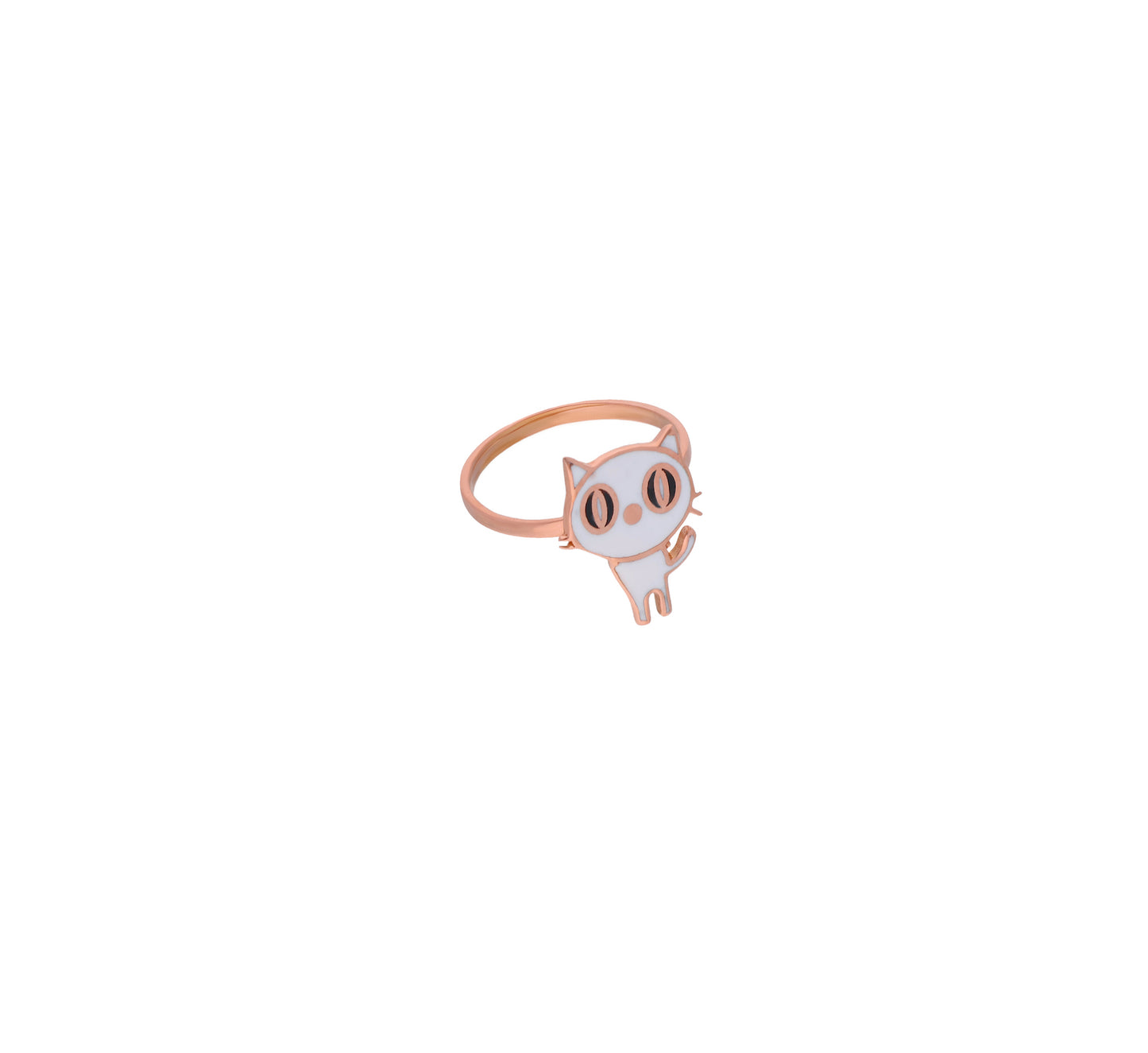 Gold Cat Ring for Kids