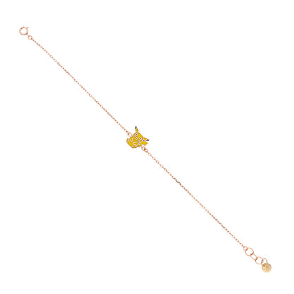 Gold Pikachu Bracelet for Kids