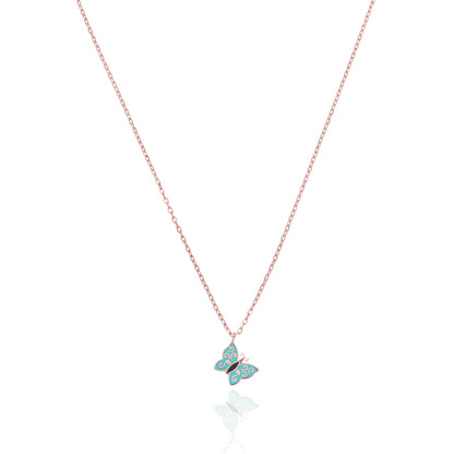 18KT Gold Butterfly Chain for Kids