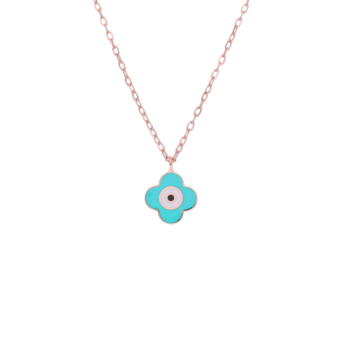 Gold Clover Evil-Eye Chain for Kids