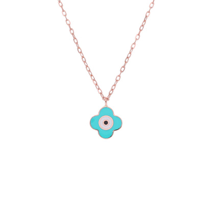 Gold Clover Evil-Eye Chain for Kids