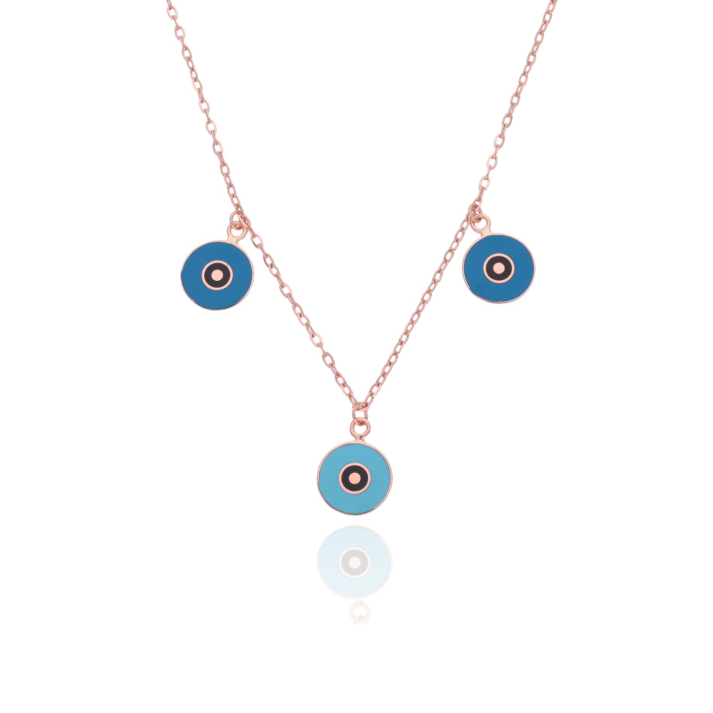 Gold Big Evil Eye Chain for Kids