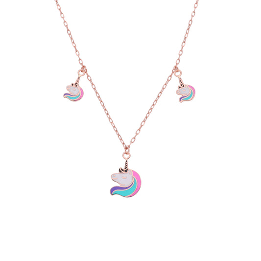 Gold 3 Unicorn Chain for Kids