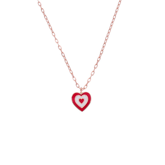 Gold Heart Chain for Kids