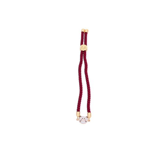 18KT Gold Cat Rakhi Bracelet for Kids