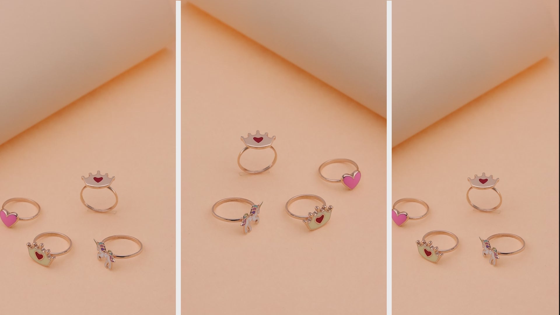 Load video: 18kt Gold Kids Rings by Clementine