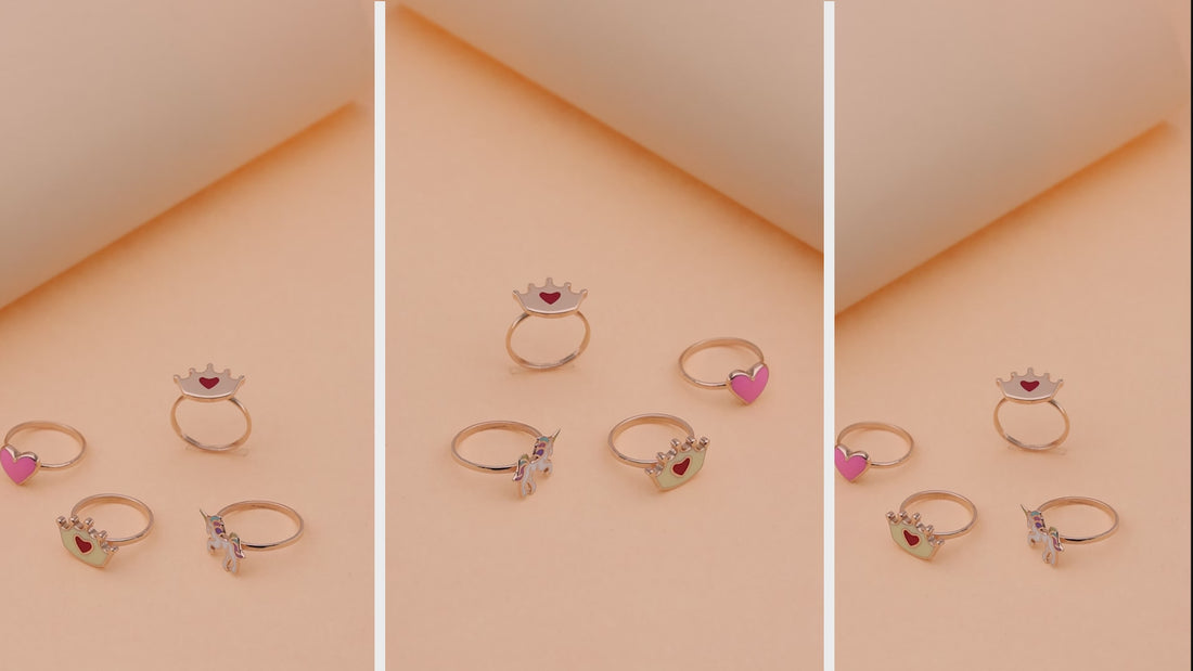 18kt Gold Kids Rings by Clementine